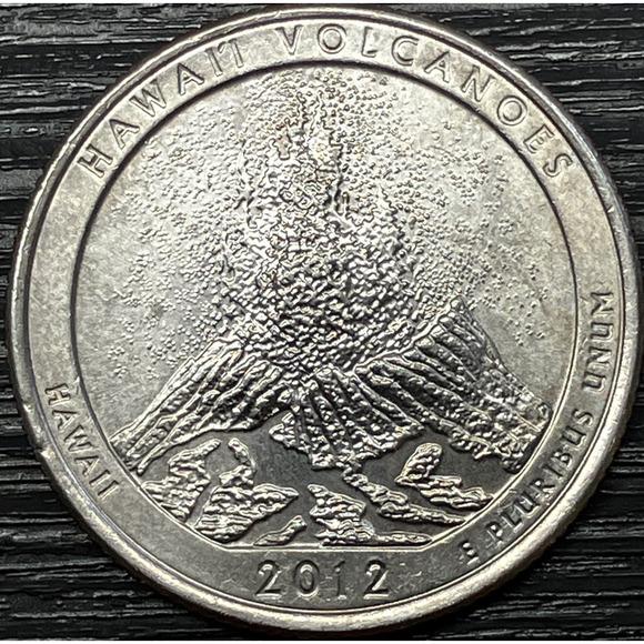 2012-D Hawaii Volcanoes Quarter/Beautiful Frosty Creamy Surface - Picture 1 of 16